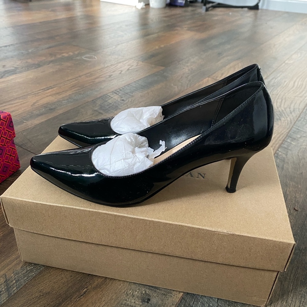 Cole Haan Elegant Black Patent Leather Heels